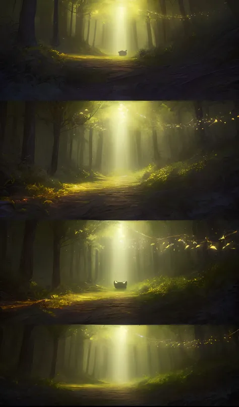 (Best quality, 4K, 8K, A high resolution, Masterpiece:1.2), Ultra-detailed, (CG, computer generated:1.1) the wallpaper, (Top quality), (Top-notch, Exquisite) illustration, (masterful, Exceptional) Shadows, (Glowing, Radiant) Spirit, Glowing deer drinking w...