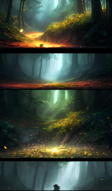 (Best quality, 4K, 8K, A high resolution, Masterpiece:1.2), Ultra-detailed, (CG, computer generated:1.1) the wallpaper, (Top quality), (Top-notch, Exquisite) illustration, (masterful, Exceptional) Shadows, (Glowing, Radiant) Spirit, Glowing deer drinking w...