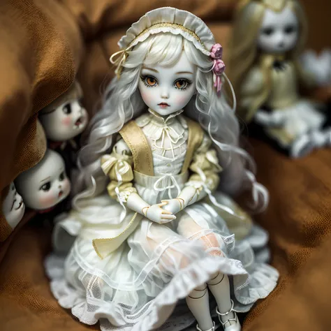 White Porcelain doll