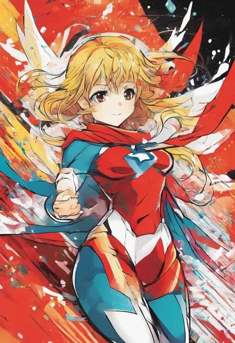 super hero, anime style