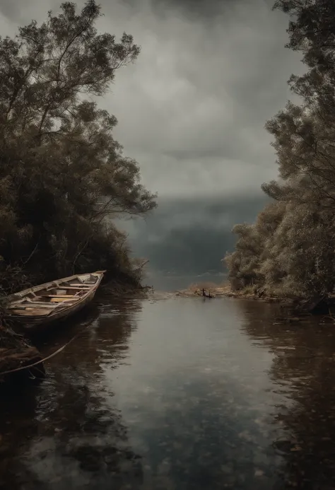 La vida y la muerte en un bote sobre el mar