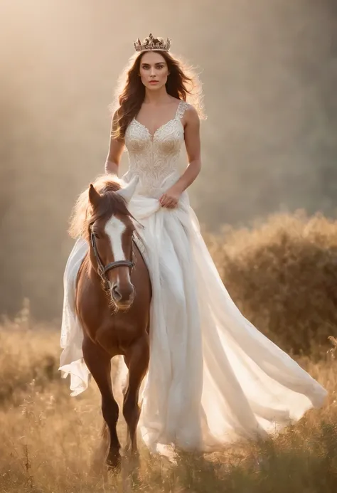 Centauros femininos, Cavalo da mulher, Centauro, An incredible image of a centaur woman with stunning beauty and powerful strength, in a magical and stunning landscape, brunette, hyper detailed, very detailed, hd, super clear, details of hair and pores, on...