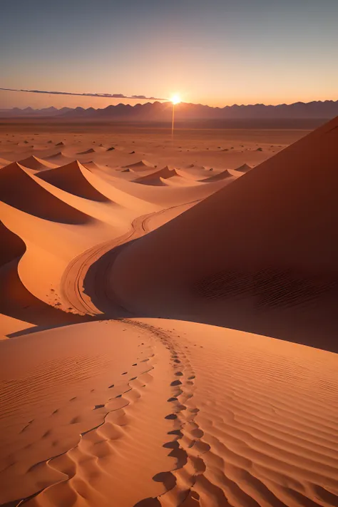 ENTARDECER NO DESERTO