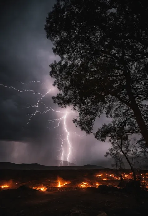 (La mejor calidad,4k,8k,Altas Resoluciones,obra maestra:1.2),oscuro,apocalyptic scene,Los cuatro jinetes del apocalipsis,bringing chaos and destruction,Jinetes en poderosos corceles,Envuelto en sombra,ominous atmosphere,Dramatic lighting,Fuego y azufre,pai...