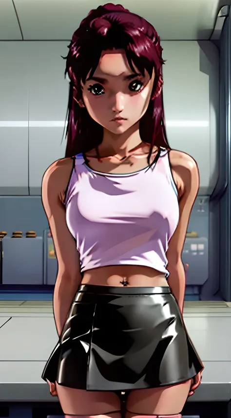 Frey Ulster、On deck、a miniskirt、Tank Tops、Glossy appearance、