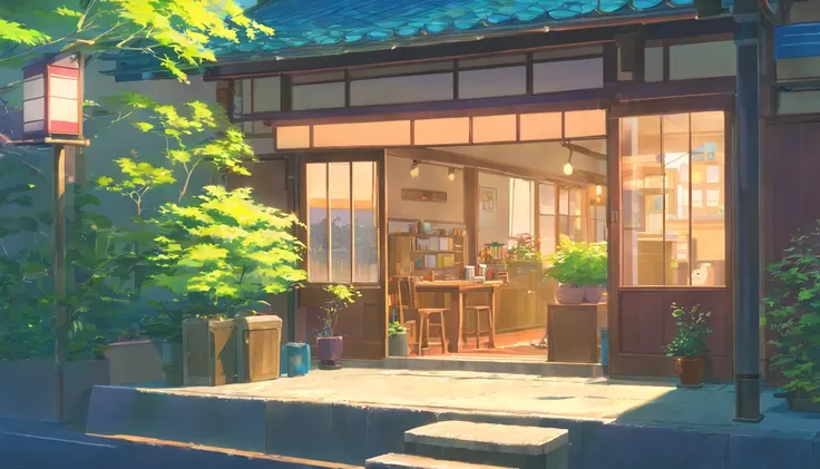 Japanese house in the city