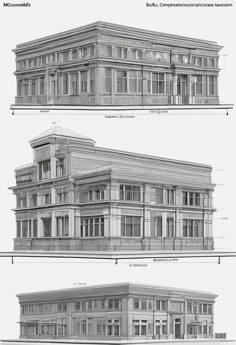 "Highly detailed architectural and mechanical 3D blueprints, Precise measurements and specifications, Complex mechanical parts, Accurately represent materials and textures, Technical drawings with clear annotations, Professional-grade detail and accuracy."...