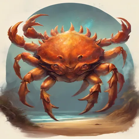 Crab Monster, forceful, colossal, crustacean