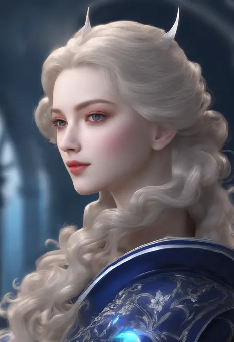 Elania Haywind，Highest image quality，Outstanding details，超高分辨率，（Fidelity：1.4）, Favor the details，closeup cleavage，dawn，Snow，winter，Behind it is the wizards sword，He has a delicate and beautiful face，（（Red and white semi-mechanical body：1.8）），Raised sexy，fr...