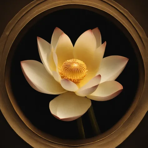 Lotus leaf, lotuses, Eau, zen feeling, （Chinese Courtyard 1.5）, rays of sunshine, （The sun shines on the lotus）, partially underwater shot, symmetry, polar opposites, close-up, Romanticism, Op art, Contemporary art, Luminism, cinematic lighting, sparkle, g...