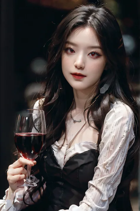 hand holding an wine glass