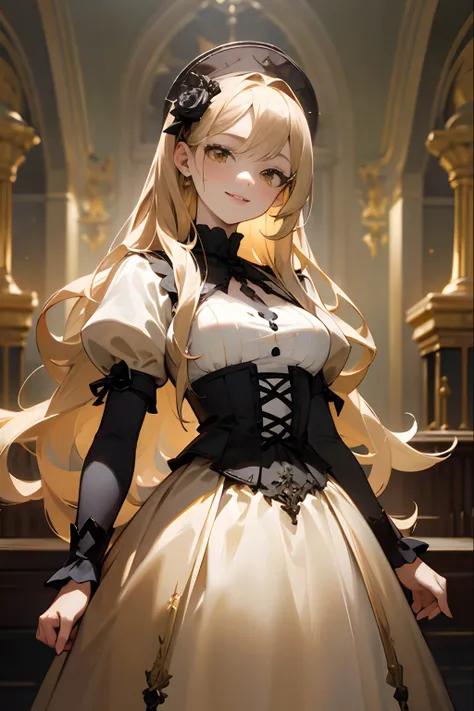 ((Masterpiece)), (High Definition:1.3), Beautiful,(Masterpiece), 8K, Super detail, Realistic, Beautiful photo,wide shot, (1girl), Textured skin, cinematic lighting,Gorgeous dress, Gothic Lolita cute white-dress((ultra detail)),(cute beautiful girl, ((pale ...