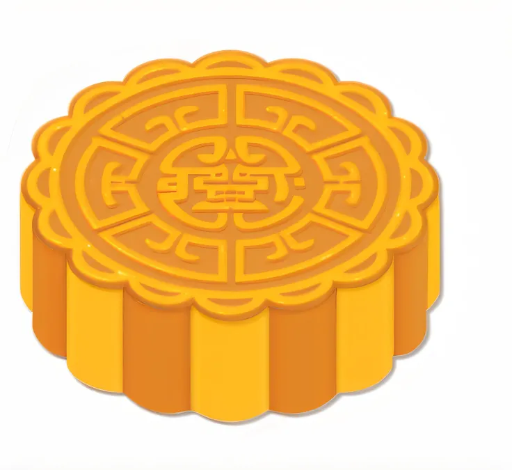 Close up of yellow and orange cake，There is a Chinese symbol on it, Chinese, Oriental, Asian, Hong Kong, Chinese traditional, golden chinese text, jia, gold, classic, caramel, Bao Pnan, cad, beijing, shui mo hua, Golden, Lotus, Chiba Yuda, Avatar image, pi...