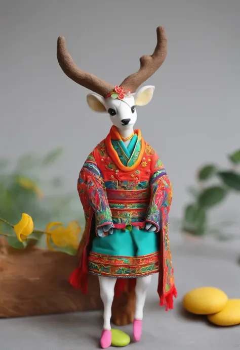 Yi or Miao clothing，deers