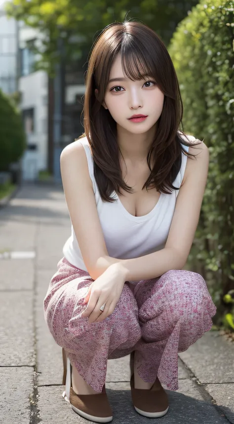 finely detail, hight resolution, hightquality、Perfect dynamic composition, Beautiful detailed eyes, Medium Hair, small tits、Natural Color Lip,Kamimei、Shibuya、20 years girl、1 persons、Transparent skin、Glowing hair、masutepiece, Best Quality, Illustration, Ult...