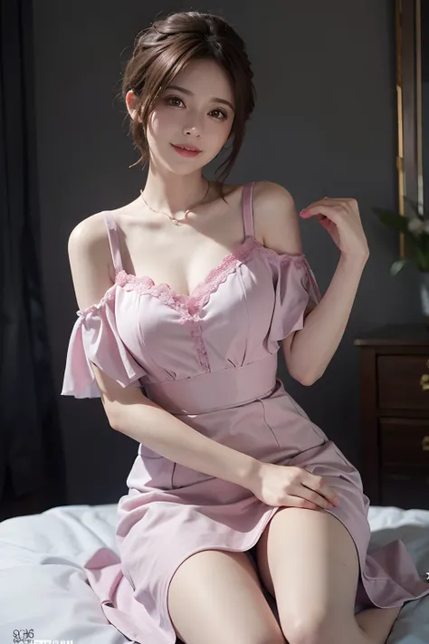 pink  dress