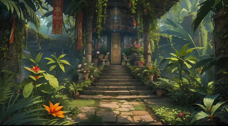 The tropical fantasy deep jungle is a mysterious and enchanting world, where you can discover new things every day, and learn from the wisdom of the ancient ones.