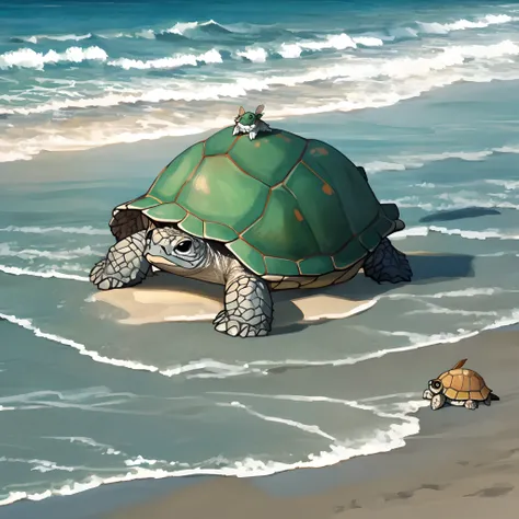 Seaside turtle