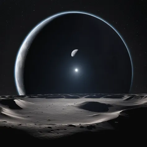 Master Parts、Superior Quality、superior image quality、The 8k quality、Beautiful pictures of the starry sky、magnifica、Arched Milky Way:1.25、Alafed view of Earth from the lunar surface:1.25, Lunar surface, space photo, on the moon, moon background, moon backgr...