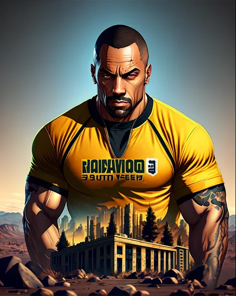 The rock gta v loading screen