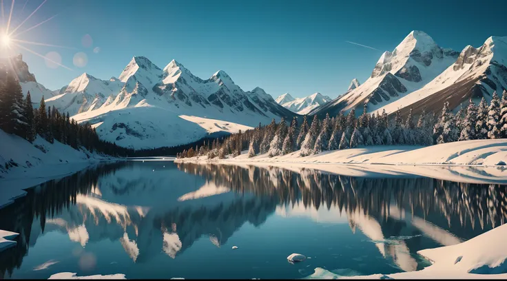 blue-sky，（Ultra-realistic scene 1.3）（Extreme Light and Shadow 1.3）（Aurora Tracking 1.3）Super real，cinematic Film still from，Alps in the distance，（Covers a vast savannah 1.3），（The proportion of mountains and grasslands is about 1:3）There are people travelin...