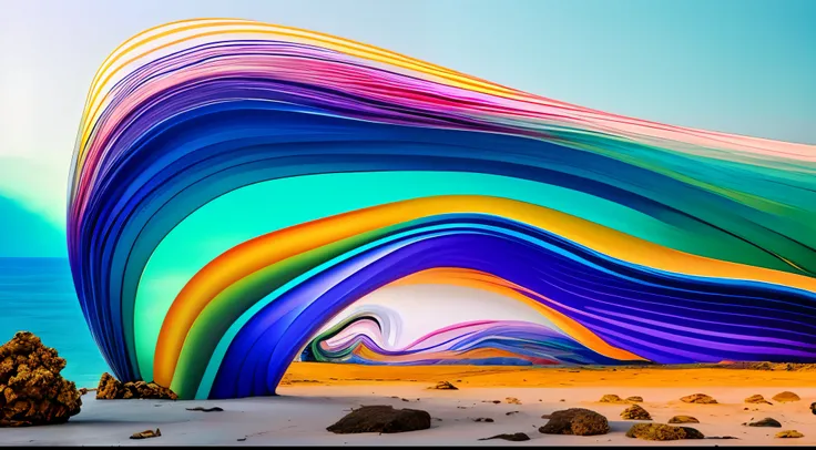 (Medusas en el oceano,Arte de Alberto Severo ).Crea una fascinante obra de arte abstracta con un enfoque en la fluidez y el movimiento. Utilice una paleta de colores rica y diversa, Blend tones seamlessly to evoke a sense of continuous movement. Explore th...