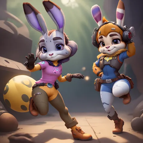 Judy hopps en el juego ratchet and clank