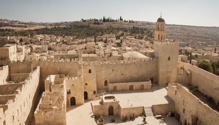 It was a warm, sunny day in Jerusalem, a cidade do grande Rei Davi. As muralhas da cidade brilhavam sob o sol escaldante, as people came and went through the cobblestone streets. Davi, o rei de Israel, reigned in his palace, admiring the panoramic view of ...