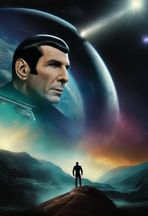 - Captain Spock, classic Star Trek character, realistic