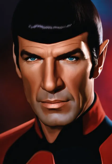 - Captain Spock, classic Star Trek character, realistic