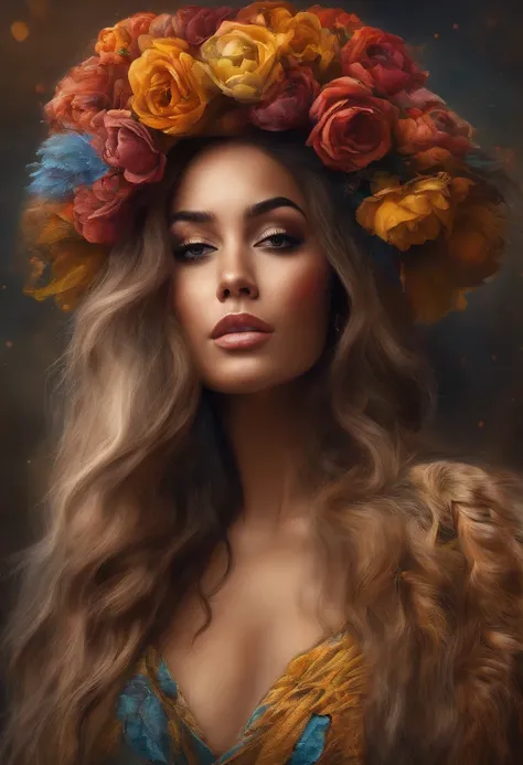 ultra detailed artistic photography, mulher indiana bonita nativa , aparencia da ariana grande,tee xixi, fora, fogueira, tristeza, sexy, sonhador, brilhante, retroiluminado, Sombras, oil on the canvas, liso, Ultra High Definition, 8k, Ultra sharp focus,  O...