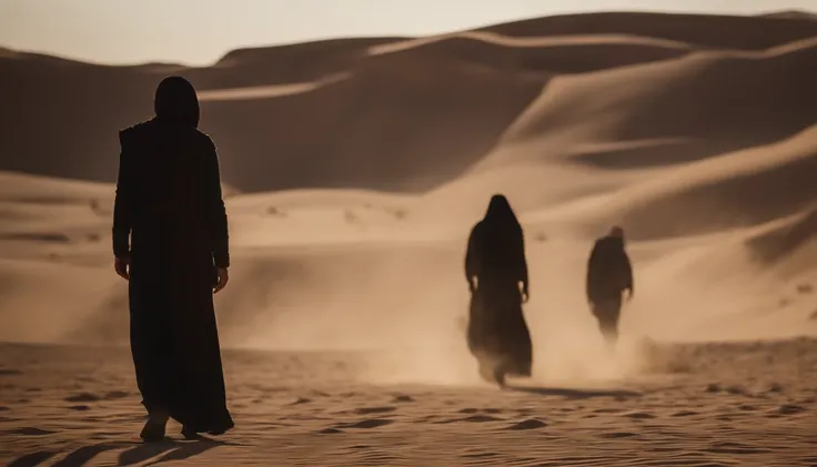 The art of horror drama, Alien universe，Barren desert，Arabic style