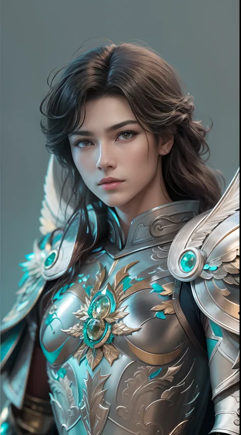 Archangel Michael、The Four Archangels、masutepiece,Best Quality,ultra-detailliert,hight resolution,hight resolution,4K,Portrait in 4K,8K,8K Portrait,Unity 8k壁纸,extremely details CG,Realistic,Raw photo,Real person,a portrait photo of,Photorealistic,Shiny ski...