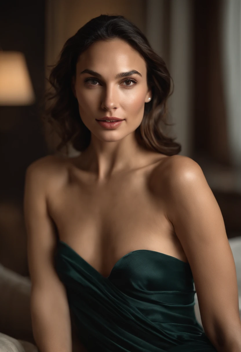 model: Gal Gadot:  (naked woman), (young woman without clothes), bedroom, good lighting 8k, clear skin, ultra focus, beautiful naked lady, (no skirt), (no clothes), (large breast), (beautiful vargina) full body naked, light skin, without clothes 8k super d...