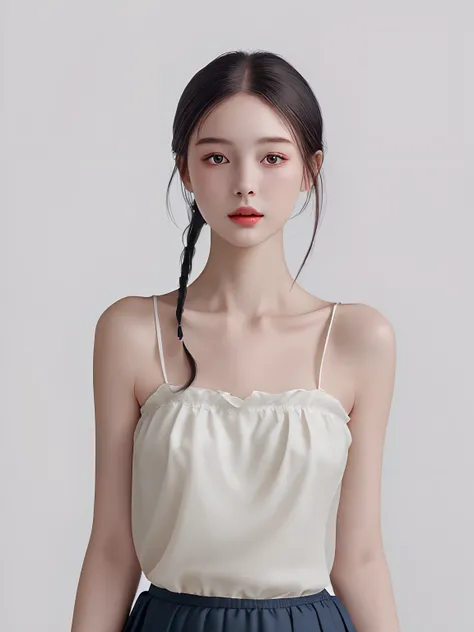 Highest Quality, excellent details, 超A high resolution, (fidelity: 1.4), The best illustrations, favor details, Highly condensed 1girl, with a delicate and beautiful face, Delicate collarbones, High Quality Fishtail Skirt, Shyness