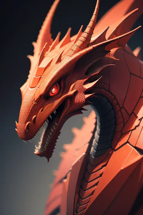 A red dragon head devouring algorithms