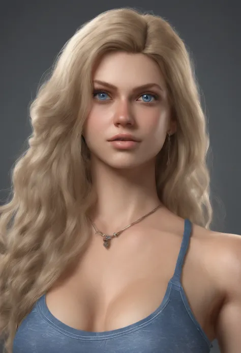 1 Girl  Blond Hair  Blue  eyes  big boobs, cute face sexy pose  top and Rock, UHD, masterpiece, anatomically correct, textured skin, super detail, high details, high quality, best quality, highres, 8k