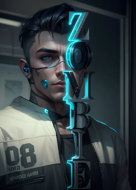 Change the background of cyberpunk handsome boy, realistic face, ultra realistic ,8k ultra realistic, do not change my face, convert the like zombie type