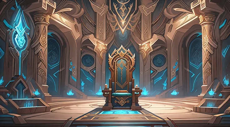 arena background, legend of korra setting, Throne Room, odins stone arena background, exquisitely designed throne room, Riot game concept art, decadent throne room, protoss temple!!!, stunning arcanum backdrop, in a throne room, sojourn from overwatch, rus...