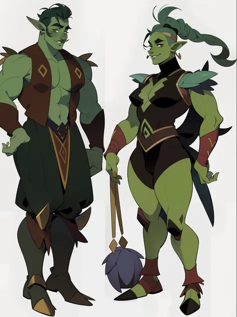 character concept adopt, (male) cute troll, green skin , fullbody ((Dwarf, short stature))