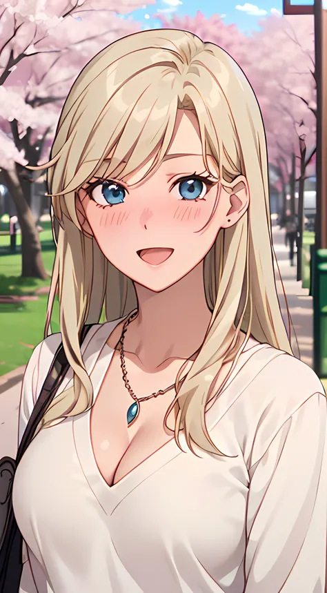 ((masterpiece, best quality, highres, UHD, RTX, perfect pixel, depth of field, 4k, extremely-detailed))), 1girl, single, solo, beautiful anime girl, beautiful artstyle, anime character, ((long hair, parted bangs, middle part hair bangs, blonde hair)), ((bl...