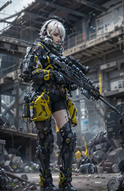 this is a hyper-detail、ultra-high facial detail，high resolution and top quality cg unity 8k wallpaper，the style is cyberpunk，mai...