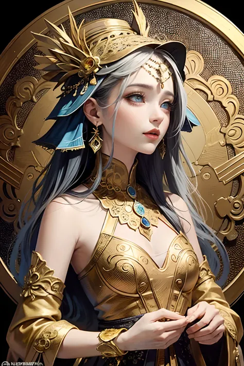 (masterpiece, top quality, best quality, official art, beautiful and aesthetic:1.2), (1girl), extreme detailed,colorful,highest detailed, official art, unity 8k wallpaper, ultra detailed, beautiful and aesthetic, beautiful, masterpiece, best quality, (zent...