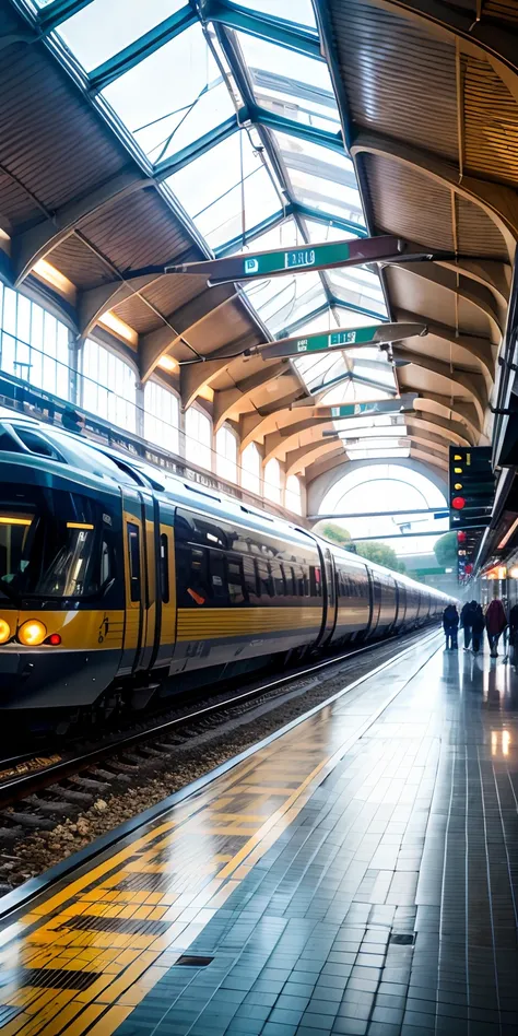 realisticlying、Bern, Switzerland、Inside the high-speed railway station