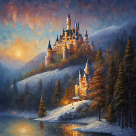 The Castle of Eternal Snow, masterpiece, best quality