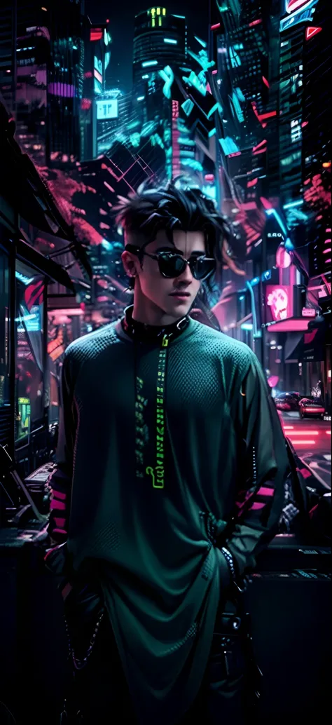 Change bagrunde cyberpunk handsome boy.Realstik face,8k Ultra realstik