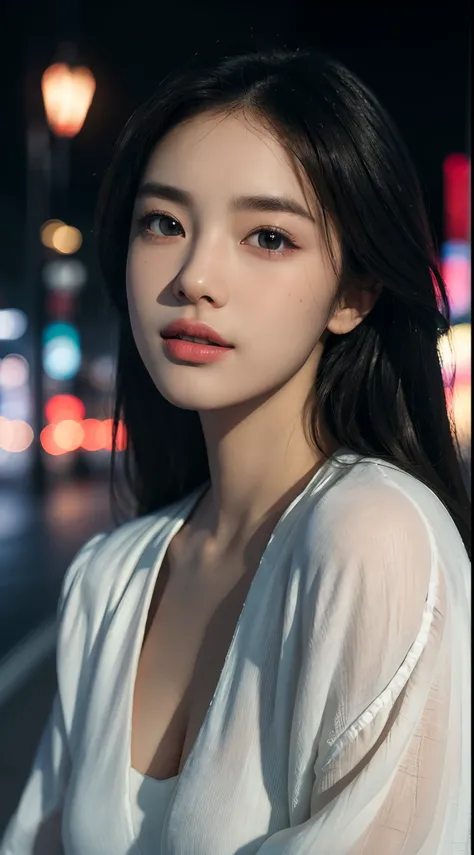 (Best quality,16k,A high resolution,Masterpiece:1.2),Ultra-detailed,(Realistic,Photorealistic,photo-realistic:1.37),Korean fashion beauty,Japanese and Korean beauties,cute and innocent,Detailed eyes and face,beautiful detailed lips,White teeth,Long eyelash...