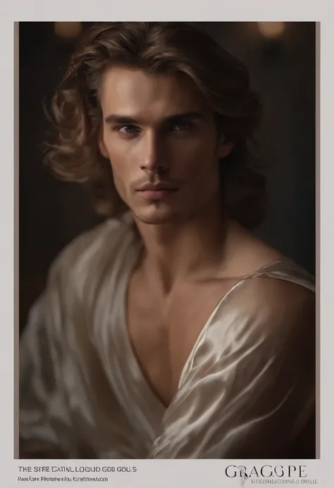 Full body men. He possesses lips of a delicate, rosy hue, a perfect and striking complement to his chiseled facial features. His angular jawline accentuates his high cheekbones, creating a sculpted and captivating visage. His nose is straight and finely sh...