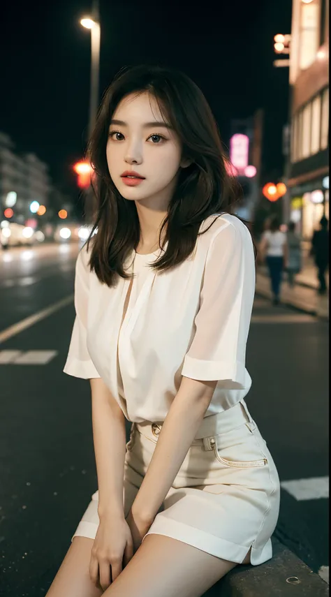 (Best quality,16k,A high resolution,Masterpiece:1.2),Ultra-detailed,(Realistic,Photorealistic,photo-realistic:1.37),Korean fashion beauty,Japanese and Korean beauties,cute and innocent,Detailed eyes and face,beautiful detailed lips,White teeth,Long eyelash...