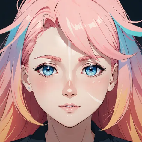 (best quality,ultra-detailed,sharp focus), absurdres, 
(mature discord avatar, symmetry (mature face), detailed mature face, (mature) clear facial features, (mature) close-up shot),
(gradient background with vibrant colors),
(solo character with limited to...